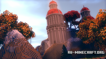 Скачать Red Temple Structure для Minecraft