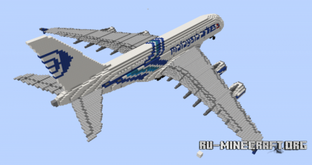  F'n'A Gaming Airbus A380-800  Minecraft