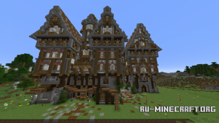  Medieval Urban Manor  Minecraft