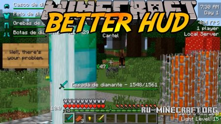  Better HUD  Minecraft 1.12.2