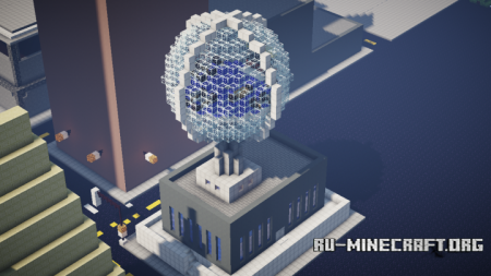  Glass Globe City Tower  Minecraft