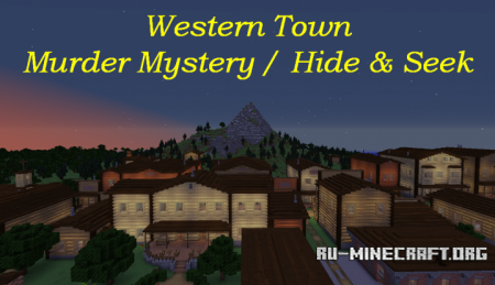  Western Town - Murder Mystery  Minecraft