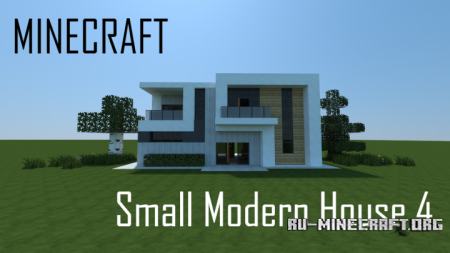  Small Modern House 4  Minecraft