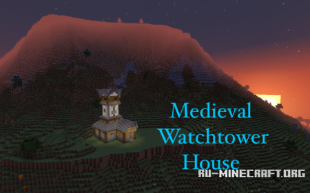  Medieval Watchtower House  Minecraft