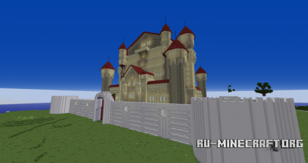  Geant Sandstone castle  Minecraft
