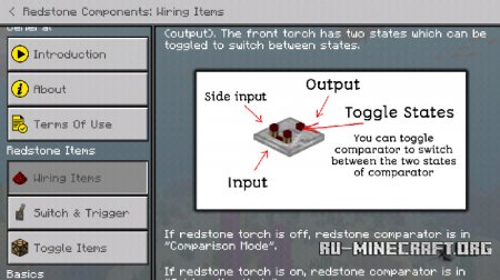 Скачать Redstone Guide для Minecraft PE 1.5