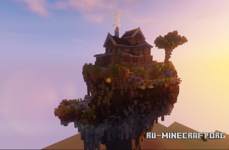  House on Island  Minecraft