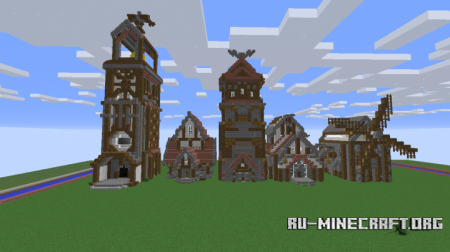  Medieval Houses Pack by avenger8179  Minecraft