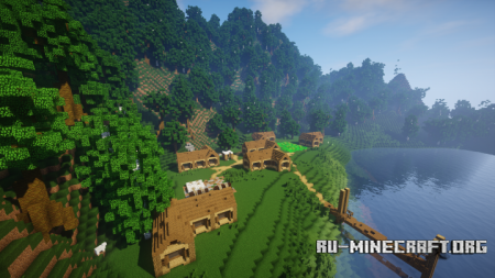  Tiny Lake Town  Minecraft