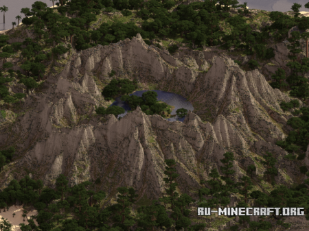  Isle of Sentar - Tropical Crater Island  Minecraft