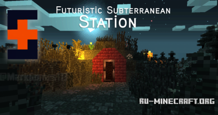 Futuristic Subterranean Station  Minecraft