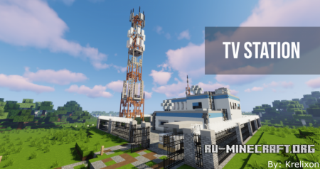  Tv Station  Minecraft