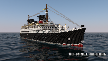  [French Ocean Liner] SS. Versailles  Minecraft