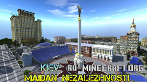  Maidan Nezalezhnosti (Kiev, Ukraine)  Minecraft