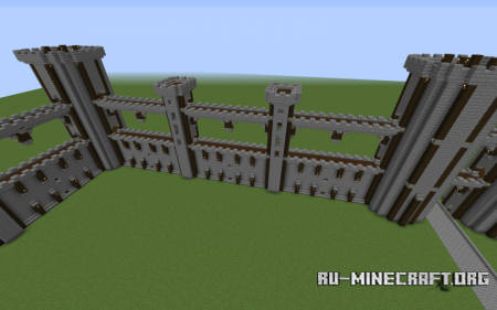  Castle Walls  Minecraft