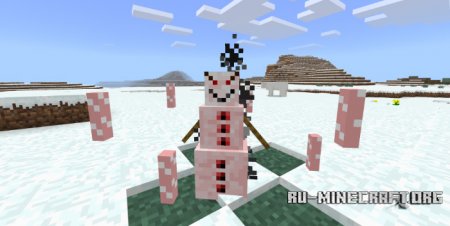  Snowman  Minecraft PE 1.8