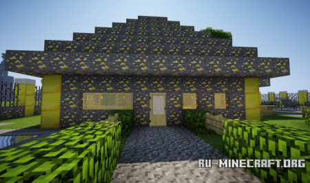  Gold Ore House  Minecraft