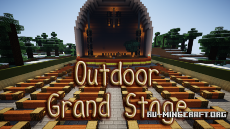  Outdoor Grand Stage  Minecraft