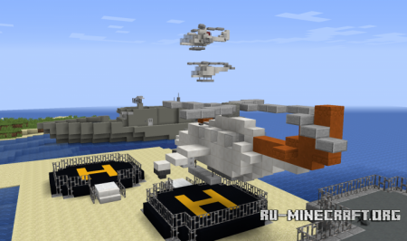  Chinese Artificial Island Naval Base  Minecraft