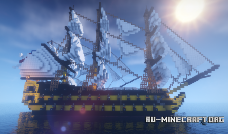  British 64 Gun 3rd Rate Ship  Minecraft