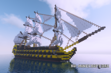  British 64 Gun 3rd Rate Ship  Minecraft