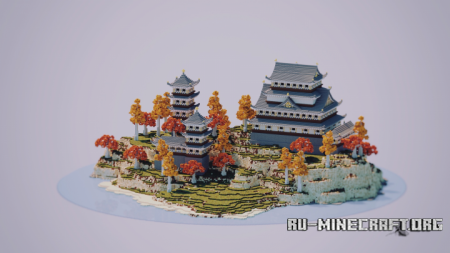  The Autumn Palace  Minecraft