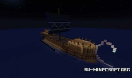  Liburna - a Roman warship  Minecraft