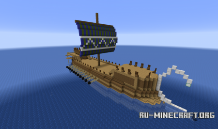  Liburna - a Roman warship  Minecraft