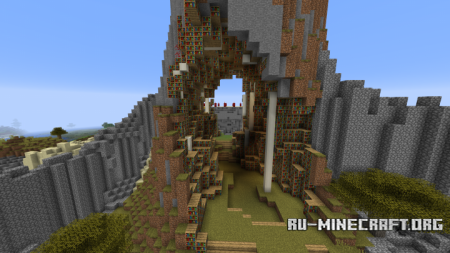  Elytra Base and Village  Minecraft