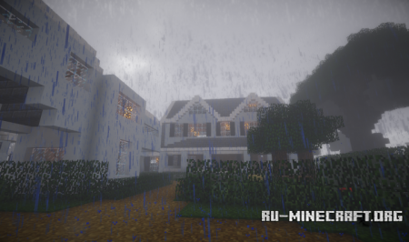  Dual White Country Mansion  Minecraft