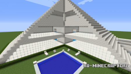  Modern Pyramid House  Minecraft