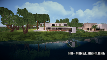  Whiteness - Modern House  Minecraft