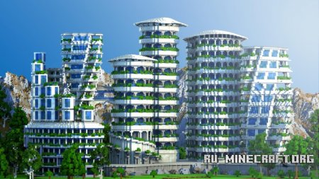  Futuristic Hotel  Minecraft
