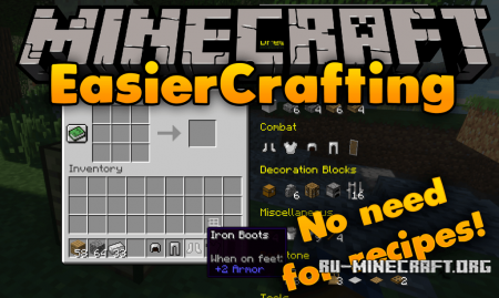  Easier Crafting  Minecraft 1.12.2