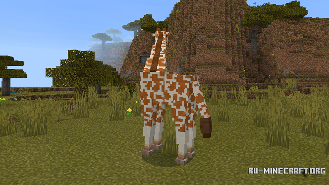 Мод на жирафа. Жираф мода. Жираф майнкрафт. Мод на жирафа в майнкрафт.