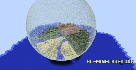 Сфера в МАЙНКРАФТЕ. Glass Sphere Minecraft Map. Команда на сферу в майнкрафт. Sphere Survival карта карты.