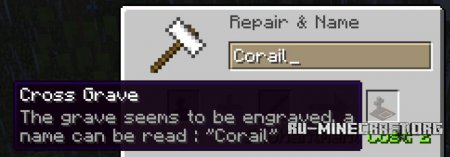  Corail Tombstone  Minecraft 1.13.2