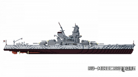  Hiraga's Kongo Replacement Battleship  Minecraft