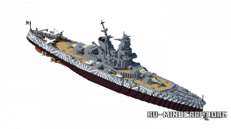  Hiraga's Kongo Replacement Battleship  Minecraft
