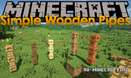  Simple Wooden Pipes  Minecraft 1.12.2