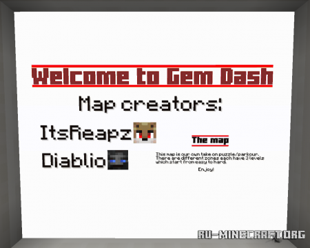  Gem Dash  Minecraft