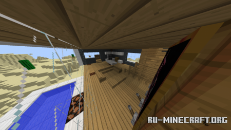  Cliff Side House in the Desert  Minecraft