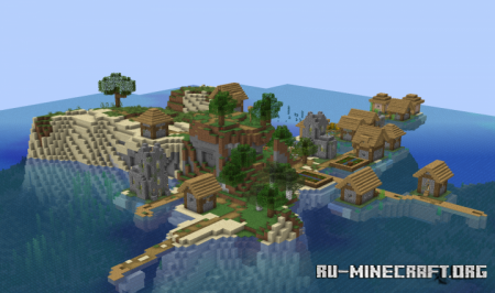 StarterMansion With Village  Minecraft
