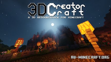  3D CreatorCraft [16x]  Minecraft 1.14