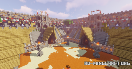  Medieval PVP Arena by Dovkin  Minecraft