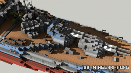  British Battleship HMS Warspite  Minecraft