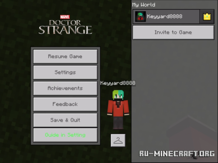  Doctor Strange  Minecraft PE 1.11