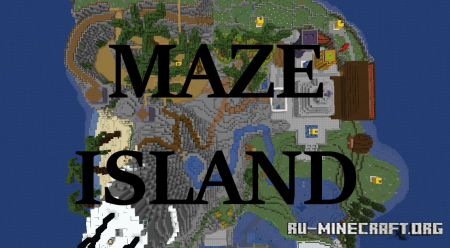  Maze Island  Minecraft