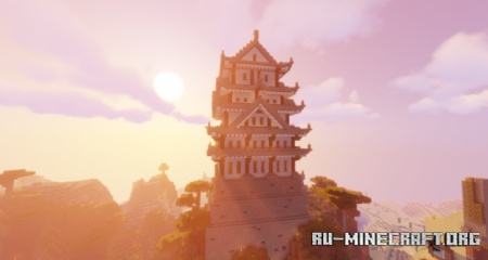  Japanese Castle by Dovkin  Minecraft