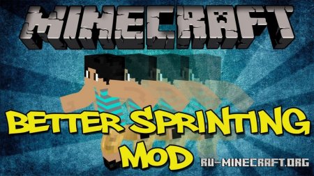 Скачать Better Sprinting для Minecraft 1.14.2